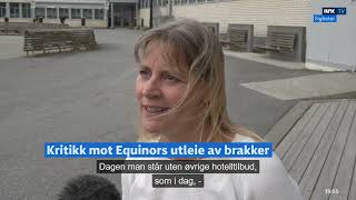 Kritiserer Equinor for utleie av Arbeidsbrakker til Arbeidere som utfører oppdrag for dem på melkøya [upl. by Tanney]