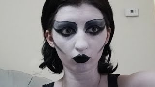 Darkwave goth mens makeup tutorial [upl. by Mervin]