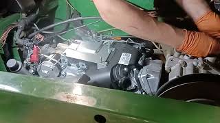 john Deere gator engine install [upl. by Godrich]