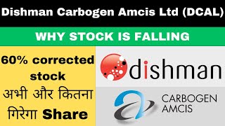 why dcal share is falling  dcal share latest news  dishman carbogen share target and analysis [upl. by Huskey828]