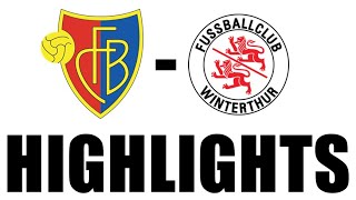 FC Winterthur 16 FC Basel Highlights  Swiss Super League 202425 [upl. by Elodia389]