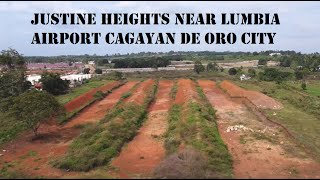 AERIAL VIEW OF JUSTINE HEIGHTS NEAR LUMBIA AIRPORT CAGAYAN DE ORO CITY [upl. by Lorita]