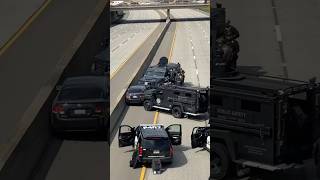 Standoff between police and suspect on highway 580 in San Leandro California [upl. by Iphigenia]