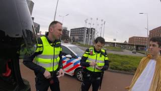 Caught by police  Piaggio Zip SP  Maastricht Carnaval 2017 [upl. by Eedoj]