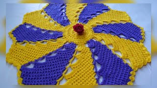 CROCHET THALPOSH  nice to look easy to make  5  part 12English Subtitle [upl. by Axela187]