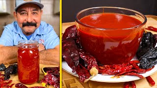 Mexican RED CHILE SAUCE Recipe for Tamales Enchiladas Asado Chili con Carne amp More [upl. by Rue]