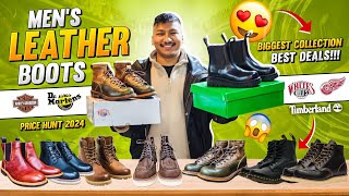 Nepals Huge Collection🧐🔥😱Mens Leather Boots Prices in NepalDr MartinRed Wings Boots Price 2024 [upl. by Aldin]