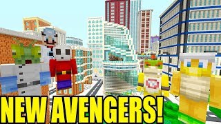 THE NEW AVENGERS  Nintendo Superheroes  Minecraft Switch 1 [upl. by Weld783]