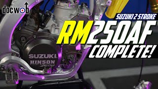 DOCWOB  The Alloy framed 2stroke is COMPLETE Suzuki RM250AF [upl. by Quentin]