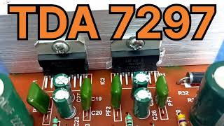 TDA 7297 AUDIO AMPLIFIER BOARD [upl. by Aleunam]