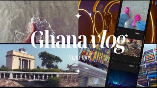 First Time in Ghana Night Life Christmas [upl. by Anihcak149]