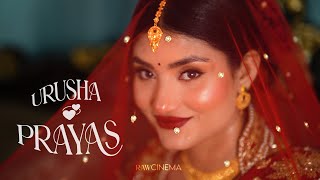 Urusha amp Prayas  Cinematic Wedding Film  RAW Cinema  2024 [upl. by Acired302]