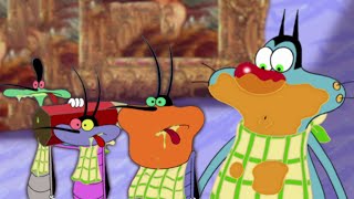 हिंदी Oggy and the Cockroaches 🤤 भोजन Hindi Cartoons for Kids [upl. by Borries]