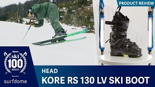 Head Kore RS 130 LV Review  Best Ski Boots 20222023 [upl. by Mastic488]