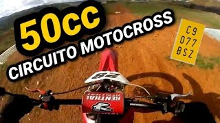 🤟 MOTO DE 50CC en CIRCUITO MOTOCROSS  ¿Se puede [upl. by Faubion234]