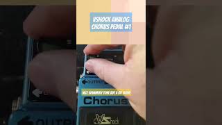 Quick Demo  VShock analog chorus pedal shorts [upl. by Olodort]