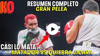 Rumen de la pelea Ricardo Matador Mayorga vs Jose Quiebra jícara Alfaro pelea completa ko [upl. by Asoramla]