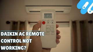 Daikin AC Remote Control Not Working [upl. by Joette928]