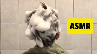 ASMR 🧴 MomampDaughter Dove Shampoo hair wash hair shampoo a lot of foam scalp massage 💆‍♀️ [upl. by Sibeal]