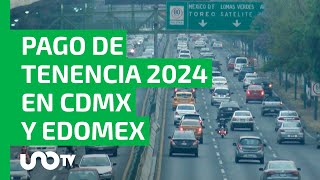 Pago de tenencia 2024 en CDMX y Edomex exentos y todo lo que debes saber del trámite [upl. by Ostap610]