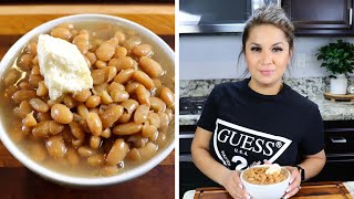 The best frijoles Peruano de la olla easy recipe Mexican Beans in an Instant Pot [upl. by Aivizt]