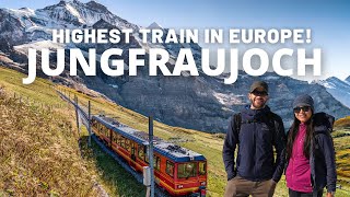 Europe’s Highest Train  Exploring Switzerland’s Jungfraujoch “Top of Europe” [upl. by Carnay]