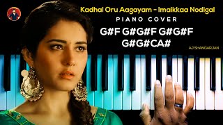 Kadhal Oru Aagayam  Imaikkaa Nodigal Song Piano Cover with NOTES  AJ Shangarjan  AJS [upl. by Friedrich]