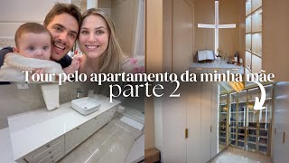 TOUR PELO APARTAMENTO DA MINHA MÃE PARTE 2 ÁREA ÍNTIMA QUARTOS ORATÓRIO PLANEJADOS E MAIS [upl. by Kimmy702]