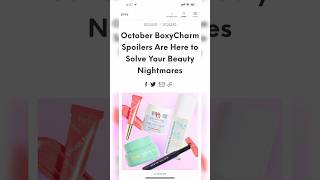 OFFICIAL SPOILERS OCTOBER 2024 BOXYCHARM BY IPSY • Sneak Peeks  Viruzzzka [upl. by Bonnibelle123]