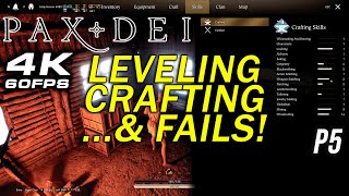 Pax Dei Gameplay Crafting amp Fails To Level Skills  RTX 4080 4K FSR Gameplay [upl. by Aleibarg]