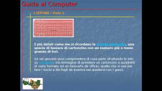 Guida al Computer  Lezione 3  I lettori parte 1 [upl. by Eanrahs]