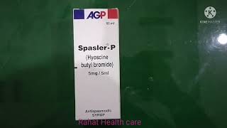 SpaslerpHyoscine butyl bromide Antispasmodic SYRUP [upl. by Vierno]