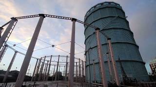 Battersea Gas Holders Demolition  Timelapse by Regenology [upl. by Lehcsreh]