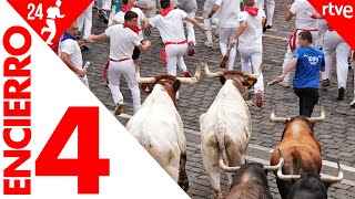 CUARTO ENCIERRO de San Fermín 2024  Toros de Fuente Ymbro [upl. by Massey]