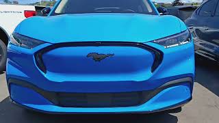 2023 Ford Mustang MachE Premium  Grabber Blue Metallic [upl. by Zadack]