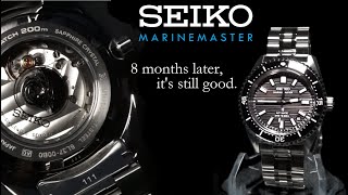 Seiko Marinemaster SJE101 8 Months Later amp Official Definition of quotMarinemasterquot from Seiko [upl. by Rozamond80]