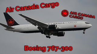 Air Canada Cargo 767300 Landing At YYZ Pearson Planespotting [upl. by Liatrice]