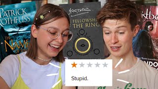 Reacting to One Star Reviews for Our Favorite Fantasy Books [upl. by Gratia977]