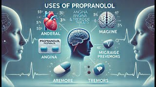 Inderal tablets Propranolol tablets Anxiety Angina Migraine Tremors [upl. by Adnaral]