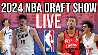 2024 NBA Draft LIVE Reactions [upl. by Clementine964]