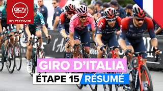 Giro DItalia 2022 Etape 15 Résumé [upl. by Kolodgie]