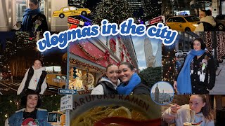 VLOGMAS IN NYC first full day cozy ramen and Bryant Park Winter Village ❄️❤️ [upl. by Nathanael]