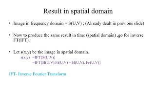 Homomorphic Filtering in Digital Image Processing by DrPriya Stalin [upl. by Earleen867]