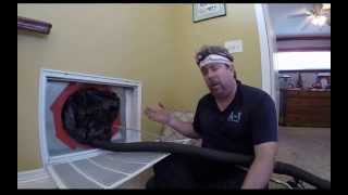 Full Air Duct Cleaning Demonstration  A1 Duct Cleaning  Orange County CA [upl. by Noivaz]