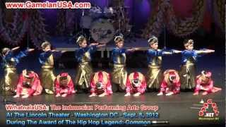 TARI SAMAN INDONESIA DANCE AMERIKAHIP HOP LEGEND COMMON AWARD EVENTLINCOLN THEATER WASHINGTON DC [upl. by Barsky418]