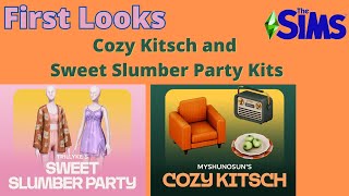 First Look Cozy Kitsch and Sweet Slumber Party Creator Kits [upl. by Yarased]