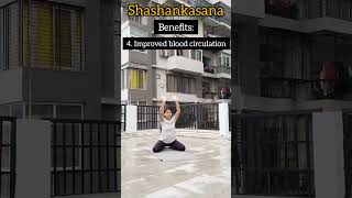 Shashankasana and its benefits l yoga youtubeshorts motivation youtube dance yogasana [upl. by Rutger]