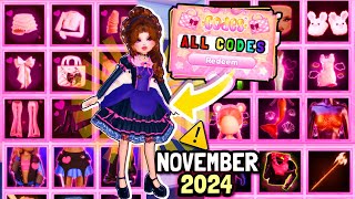 NEW CODES Every WORKING CODE In DRESS TO IMPRESS ⚠️  November 2024 All CODES [upl. by Adabel405]