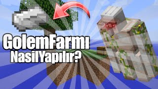 CraftRise Skyblock GolemFarmı NasılYapılır [upl. by Ludovico]