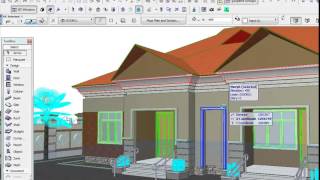 Working with objects in ArchiCAD [upl. by Napra]